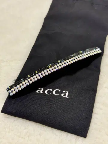 acca 헤어 액세서리 헤어 클립 머리핀 반짝이는 고급 새상품