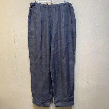 LOISIR 린넨 100% 와이드 팬츠 프리 사이즈