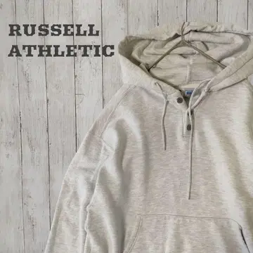 90s RUSSELL ATHLETIC 라이트 그레이 후드티