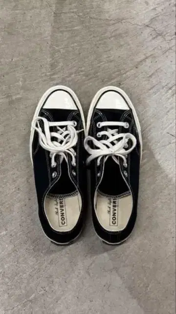 [ 새상품급 ] CONVERSE CT70 블랙 로우컷 26.5cm
