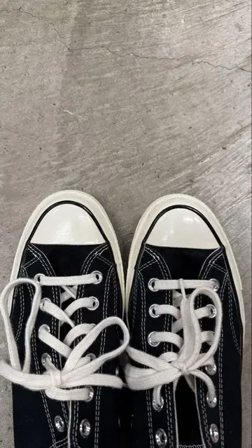 [ 새상품급 ] CONVERSE CT70 블랙 로우컷 26.5cm