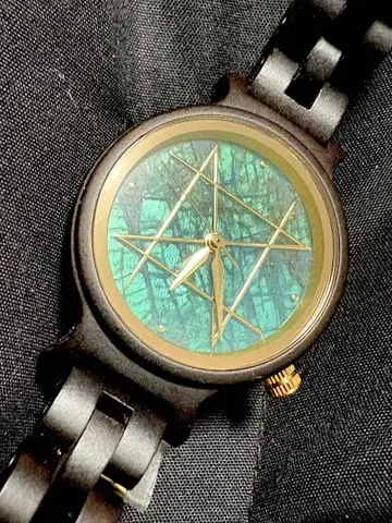 NOZ 30mm 블루그린 아파타이트 시계