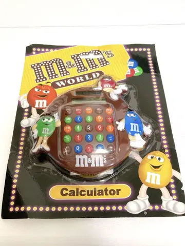 m&m's 엠앤엠즈 계산기 해외 레트로 브라운 레어 아메리칸 잡화