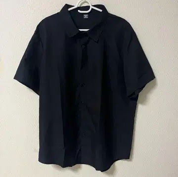 셋업 반팔 셔츠 1XL 블랙
