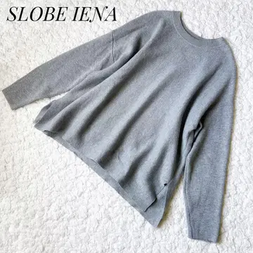 SLOBE IENA 코튼 더블 페이스 니트 풀오버 23AW