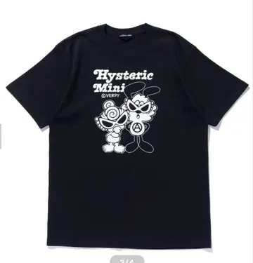 HYSTERIC MINI VERDY 티 (블랙) 히스미니