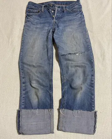 Levi's 501 스트레이트 데님 라이트 블루