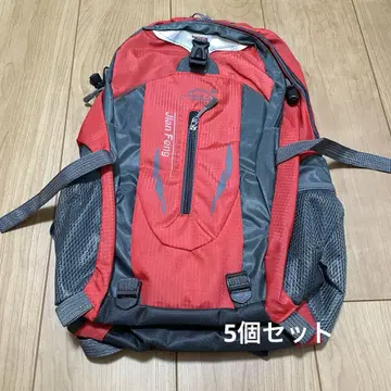 등산 백팩 40L 빨간색 블랙 [ 5세트 ]