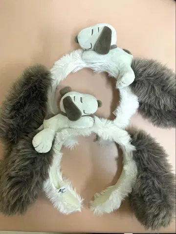 강아지 캐릭터 머리띠