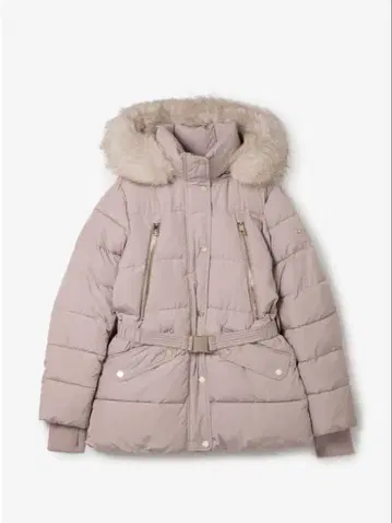 미사용 MICHAELKORS BELTED 포 다운 지퍼 아우터 XS