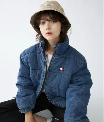 데님 퍼퍼 자켓