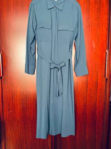 뷰티&유스 긴팔 셔츠 원피스 벨트 포함 새상품급 유나이티드 애로우즈