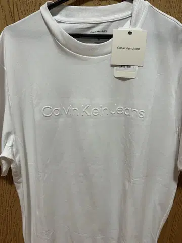 Calvin Klein Jeans 화이트 T셔츠