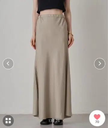 라운지 드레스 LOUNGEDRESS 피브릴 내로우 스커트