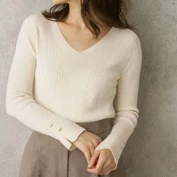 Natural Beauty Basic 고급 리브 니트