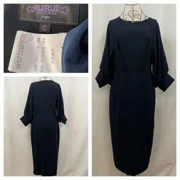 RUIRUE BOUTIQUE 포멀 원피스 허리 리본 결품