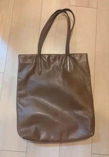 브라운 토트백