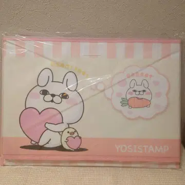 YOSISTAMP 요시 스탬프 뚜껑 포함 수납 BOX 토끼 핑크
