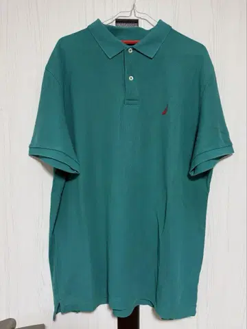 NAUTICA Performance Deck Shirt XL 터콰이즈