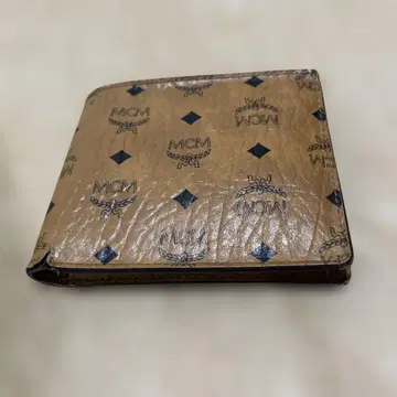 MCM 접이식 지갑 브라운