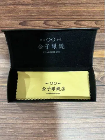 금자안경 안경 케이스 오동나무 상자 블랙 케이스