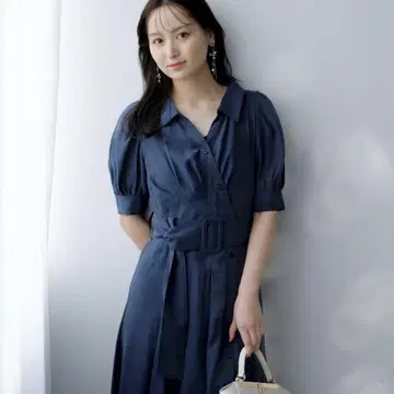 snidel 카슈쿨 셔츠 원피스
