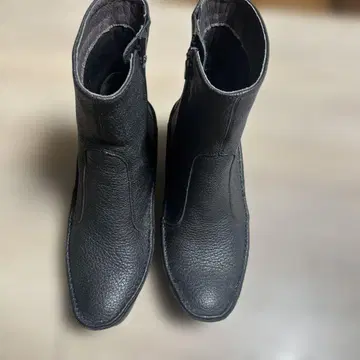 히나 데이 그린 가죽 숏부츠 블루그린 23.5~24.0cm