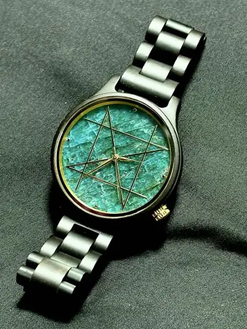 NOZ 블루그린 아파타이트 42mm 손목시계