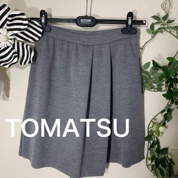 새상품급! 울 100%! 큐롯 스커트, TOMATSU M 사이즈