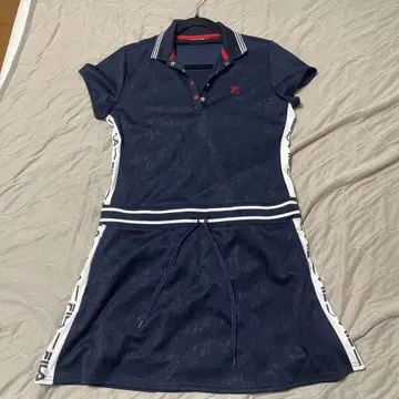 FILA 네이비 폴로 원피스 M
