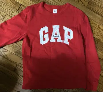 GAP 빨간색 트레이닝복 로고 GAP original 레드 맨투맨