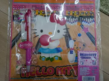 HELLO KITTY 볼링 버전 타월 세트 볼펜 키티