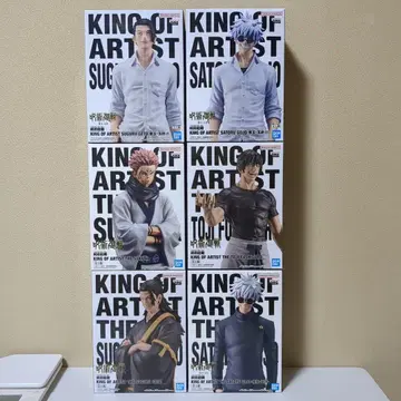 주술회전 KING OF ARTIST 피규어 6체 세트