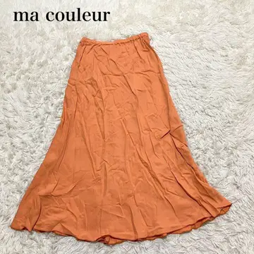 ma couleur 택 포함 플레어 스커트 A라인 허리밴딩 고급