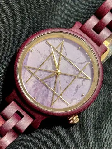NOZ 라벤더 자수정 36mm 시계