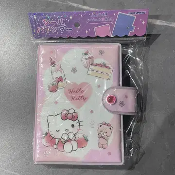 산리오 키티 씰북 씰 바인더 카미오 재팬