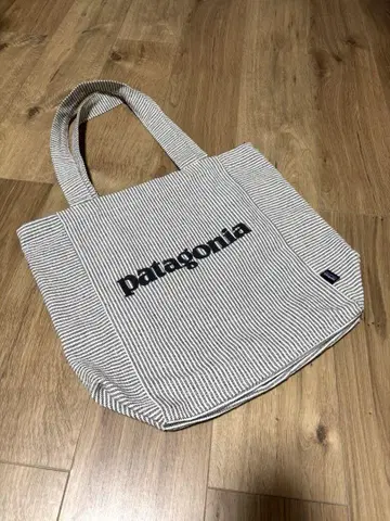 Patagonia 코튼 토트백 스트라이프