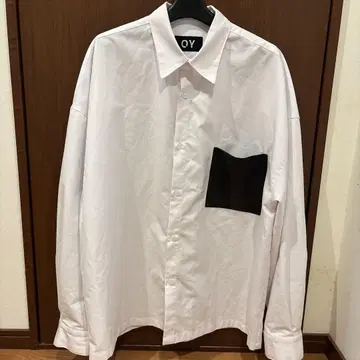 OY 긴팔 셔츠 화이트/블랙