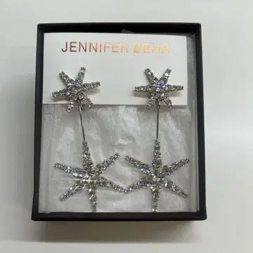 JENNIFER BEHR 별 모양 크리스탈 롱 귀찌 Estee