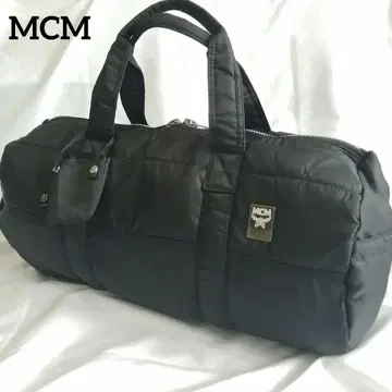 MCM 보스턴 백 나일론 블랙 대용량 MCM