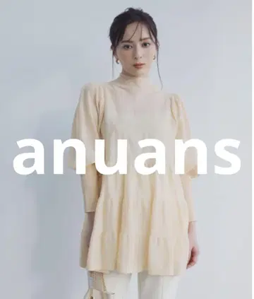 거의 미사용 anuans 긴팔 니트 FREE 코랄 여성용