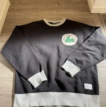 SCHOTT 블랙 맨투맨 트레이닝복