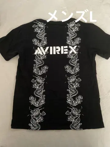 AVIREX 용 사이드 프린트 T셔츠 L