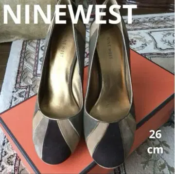 NINE WEST 멀티 컬러 미사용 펌프스 26cm