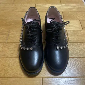 누메 로, 블랙 가죽 더비 슈즈 카프