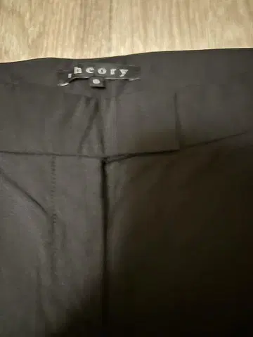 theory 블랙 팬츠 사이즈 0