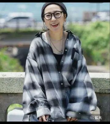 니코앤드 be with M 컬러풀 체크 셔츠