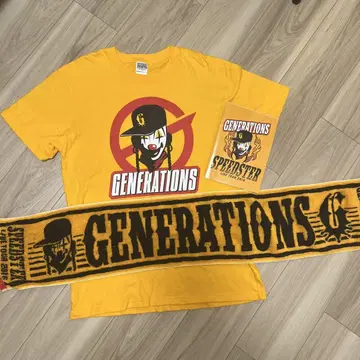 GENERATIONS 티셔츠 타월 소책자 3종 세트