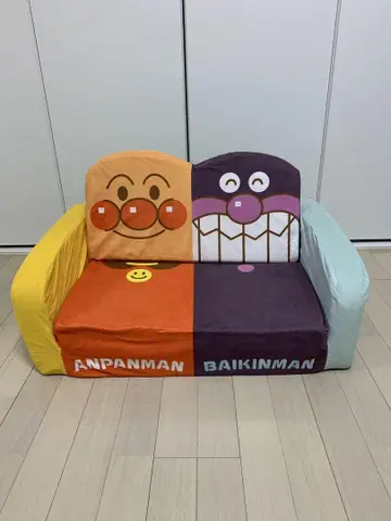 [새상품급] 호빵맨 말랑말랑 키즈 소파베드