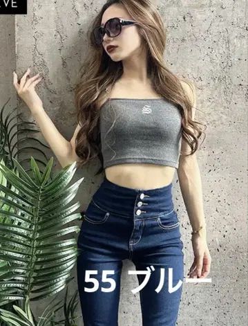 데님 하이웨스트 스키니 팬츠 Shoko 아베일
